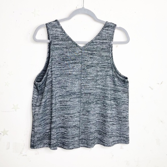 RAG & Bone black & grey v- neck tank top - Picture 2 of 11